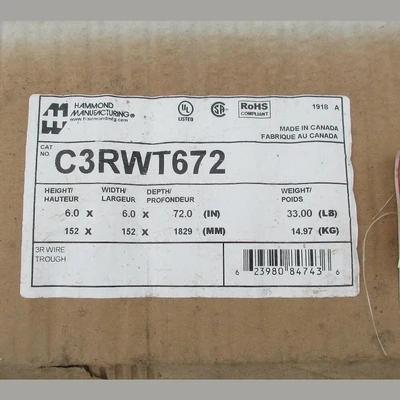 NEW HAMMOND MANUFACTURING C3RWT672