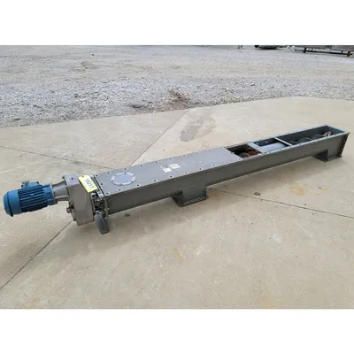 Used 9" dia. X 10'L Industrial Screw Auger Conveyor