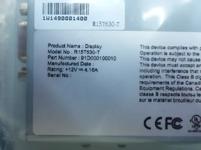 New | in-Stock DIGITAL SIGNAGE R15T630T Interface Monitors Ohio US | HGR 24 #928247