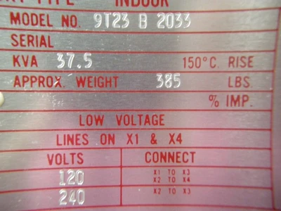 USED GENERAL ELECTRIC 9T23B2033