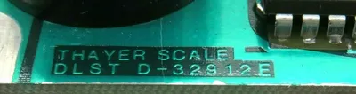 USED THAYER SCALE D-32912E TRANSMITTER BOARD D32912E