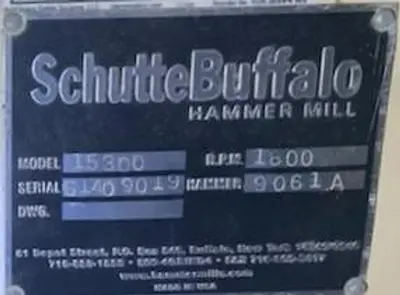 USED 2014 SCHUTTE BUFFALO 15300