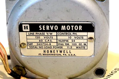 USED HONEYWELL 365754-8 SERVO MOTOR 3657548