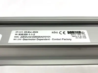 New | in-Stock DORNER 22EDU02-025020A010101 Belts | Maverick Industrial Sales #1110256