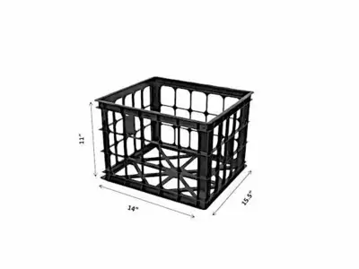 File Crate Storage 15.5" h