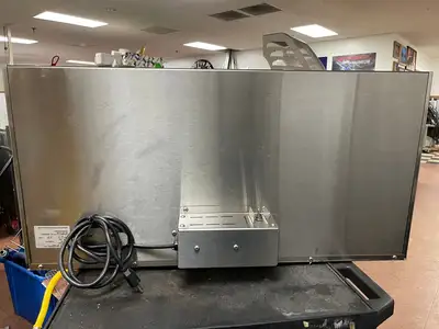 Used Marshall Used Marshall 175401 36" ThermoGlo Heated Warming Holding Stainless Steel Wall Mounted Shelf 120V Heated Cabinets & Displays Illinois US | Falcon Restaurant Supply #1376433