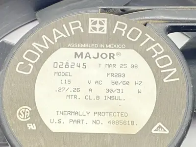 USED COMAIR ROTRON MAJOR COOLING FAN 0.27A 115VAV 30W
