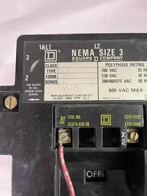 Used SQUARE D 8502SEG2S Industrial Controls Ohio US | Surplus Asset Holdings #1242129