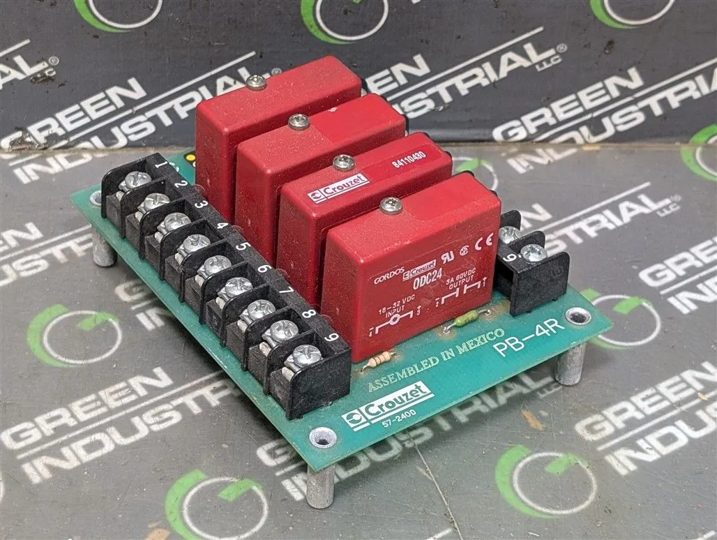 Crouzet PB-4R Digital I/O Module 57-240D Used