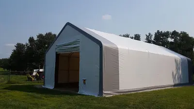NEW 30X60X20 DOUBLE TRUSS STORAGE BUILDING