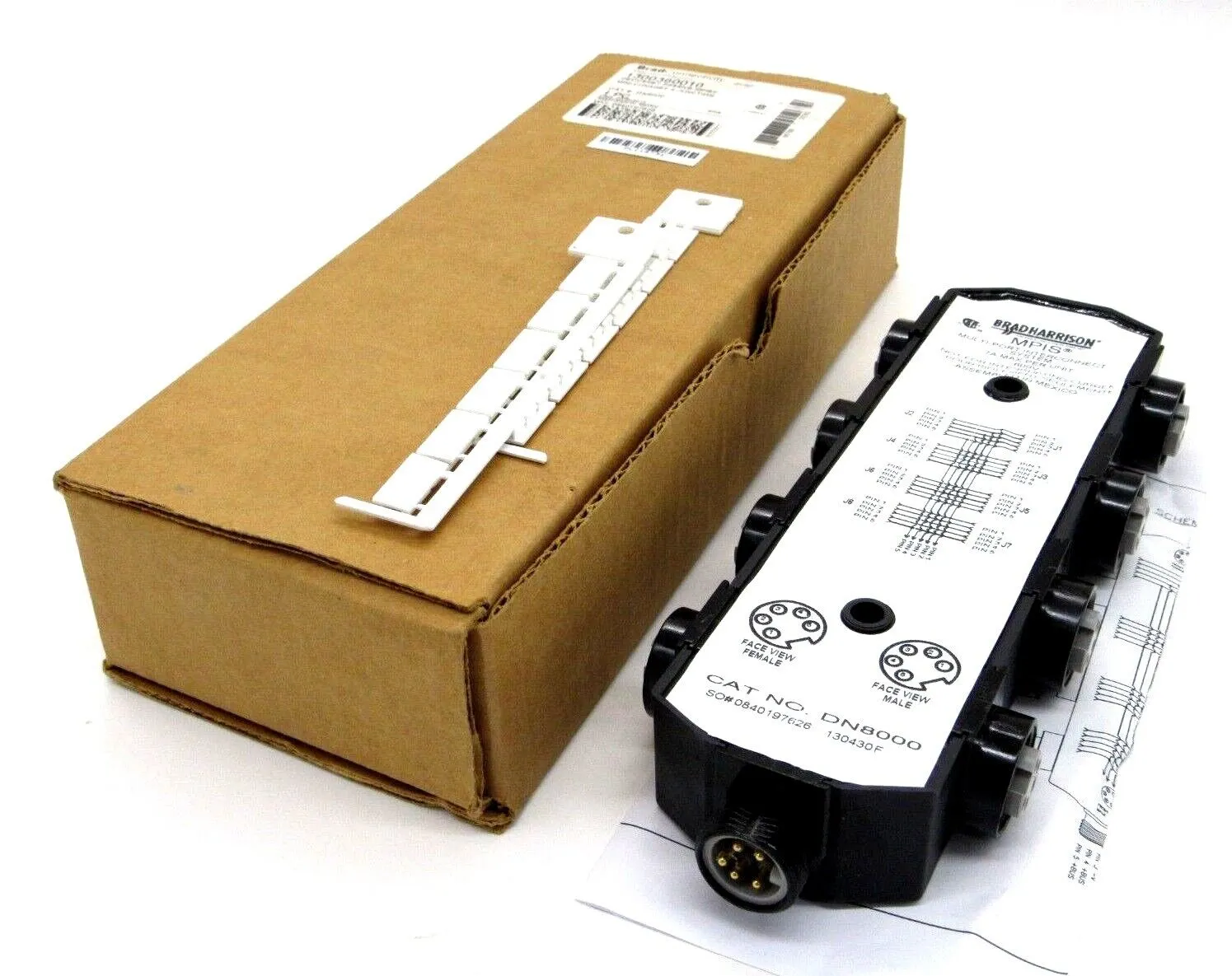 NEW MOLEX WOODHEAD DN8000 PASSIVE DISTRIBUTION BOX 1300360010