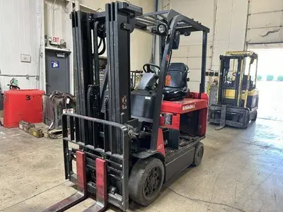 Used 2019 RAYMOND 4750C50L 4-Wheel Sit down Electric Counterbalance Forklifts Illinois US | Somerset Equipment Sales #1546214