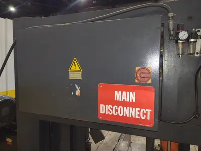 16" X 28" COSEN MODEL #SH-710LDM HORIZONTAL 60° MITERING BAND SAW: STOCK #23643