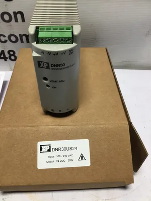XP Power Supply DNR30US24 Input: 100-240VAC 47-63Hz 800mA Output: 24VDC 30W