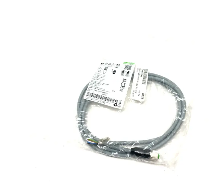 New | in-Stock MURRELEKTRONIK SINGLE ENDED M12 FEMALE 0° A-COD. CORDSET Cable & Wire | Maverick Industrial Sales #1104660