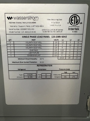 130-0199 Wasserstrom 5 Soup Well Hot Case with Self Contained Grab n Go Cooler