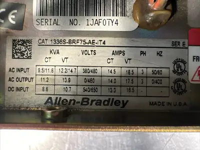 USED Allen-Bradley 1336S-BRF75-AE-IT4