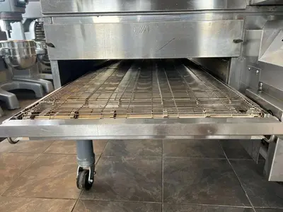 Middleby Marshall PS638G-2 65” Gas Double Impingement Conveyor Oven - Natural Gas