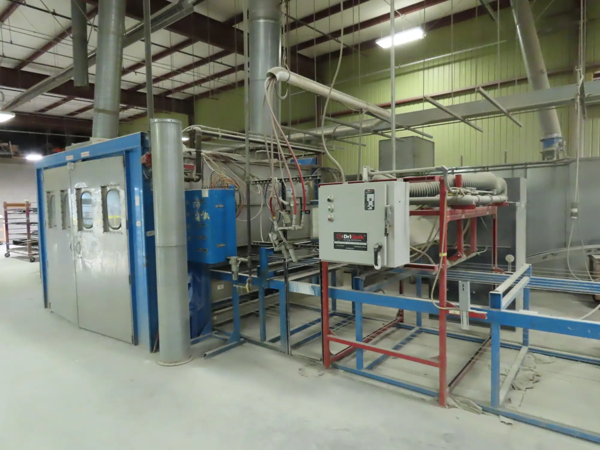 Deimco Flatline Finish Automated Finishing Equipment Cure Oven 48" Spray Booth