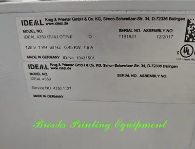 USED 2017 IDEAL 4350