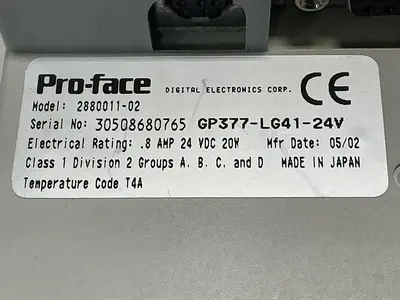 USED PRO-FACE 2880011-02