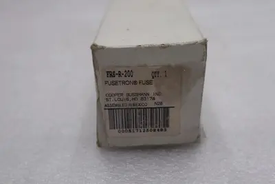BUSSMAN FUSETRON FRS-R-200 DUAL ELEMENT TIME DELAY FUSE STOCK #K-2142