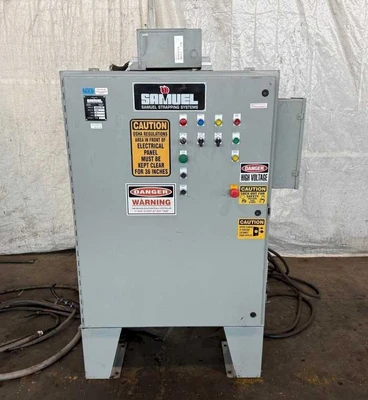 USED SAMUEL STRAPPING MACHINE MODEL:            SAMUEL SMSBM10