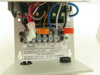 Baldor ABB BC140-FBR DC Motor Speed Control Drive 115/230V Input  8 ADC Output