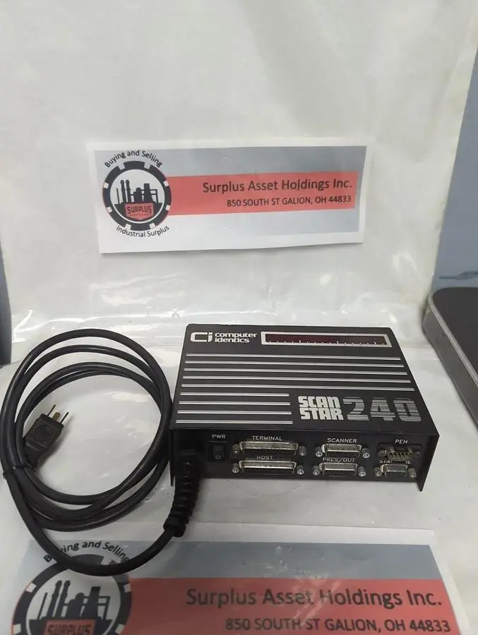 Used COMPUTER IDENTICS A1-62630-111 Barcode Scanners Ohio US | Surplus Asset Holdings #1475123