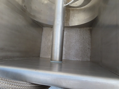 18" wide Stainless Steel Screw Conveyor jacketed trough