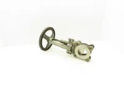 Velan L10-0310C-13SL 3" Stainless Knife Gate Valve 316SS Rising Stem Lug Style