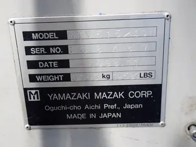 USED 1998 MAZAK MTV515/40N