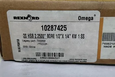 New | in-Stock REXNORD 10287425 Miscellaneous Equipment (Metalworking) Ohio US | Surplus Asset Holdings #1247875