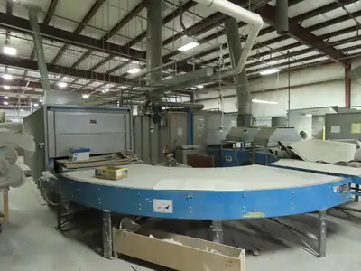 Deimco Flatline Finish Automated Finishing Equipment Cure Oven 48" Spray Booth