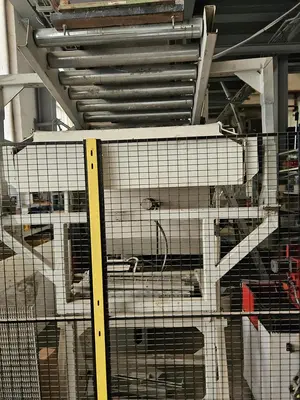 USED HOSOKAWA TWO-STAGE PLASTIC SHREDDING AND GRANULATION SYSTEM
