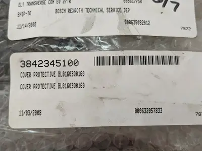 New | in-Stock Bosch Rexroth Protective Cover for 3842999894 Robot Parts Michigan US | Maverick Industrial Sales #1496186