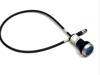 C22-DL-B-K10-24-P31 | Eaton  Compact 22.5mm Pushbutton Blue Male M8 4-Pin - Used