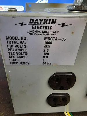 USED DAYKIN ELECTRIC MDGTA-05
