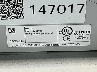 USED SIGMATEK CTO 163