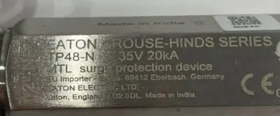 NEW EATON CROUSE-HINDS TP48-N TRANSMITTER PROTECTION 350V 20KA
