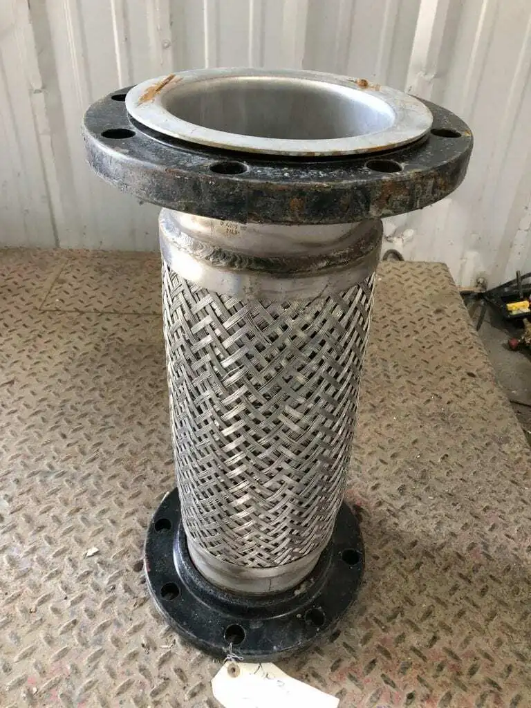 6″ X 22-1/2″ Flanged Braided Stainless Steel Flexible Hose / Expansion Joint
