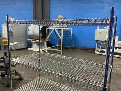 4 Shelves/48” X 24” Shelving Unit