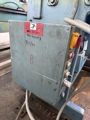 48” X 4" ARBOR STRILICH SLITTING LINE WITH FAMCO CUT OFF SHEAR & AMS CONTROLS. STOCK # 0664425