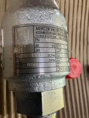 Mercer Conventional Relief Valve PN81-17151T58G11