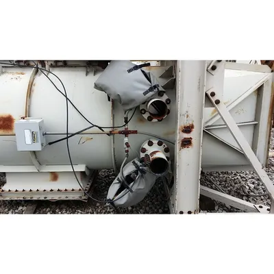 2000 CFM Used Filter Receiver Dust Collector Bin Vent With Platform, 855 Sq Ft