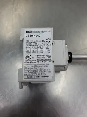 USED IMO LB69-4040 BASE MOUNT DISCONNECT SWITCH, 15HP