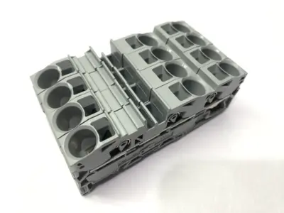 USED WAGO TOPJOBS FEED-THROUGH TERMINAL BLOCK LOT OF 4