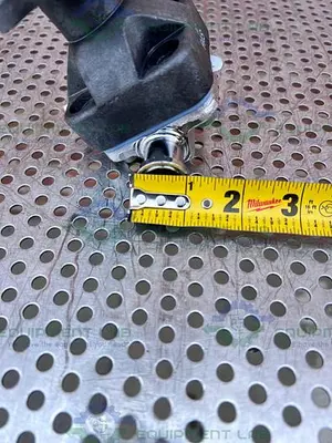 USED ITT PURE FLO .75-316L-RA15MAX-CWP150 DIAPHRAGM VALVE W/ 3/4" SANITARY FITTING