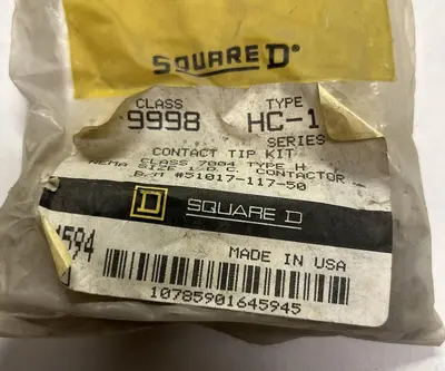 Used SQUARE D 9998-HC-1 Miscellaneous Equipment (Electrical & Power) | Surplus Asset Holdings #1201857