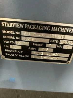 2012 STARVIEW PACKAGING FAB 8-1418 Used Blister Sealers | PlastiMach Corp (7)